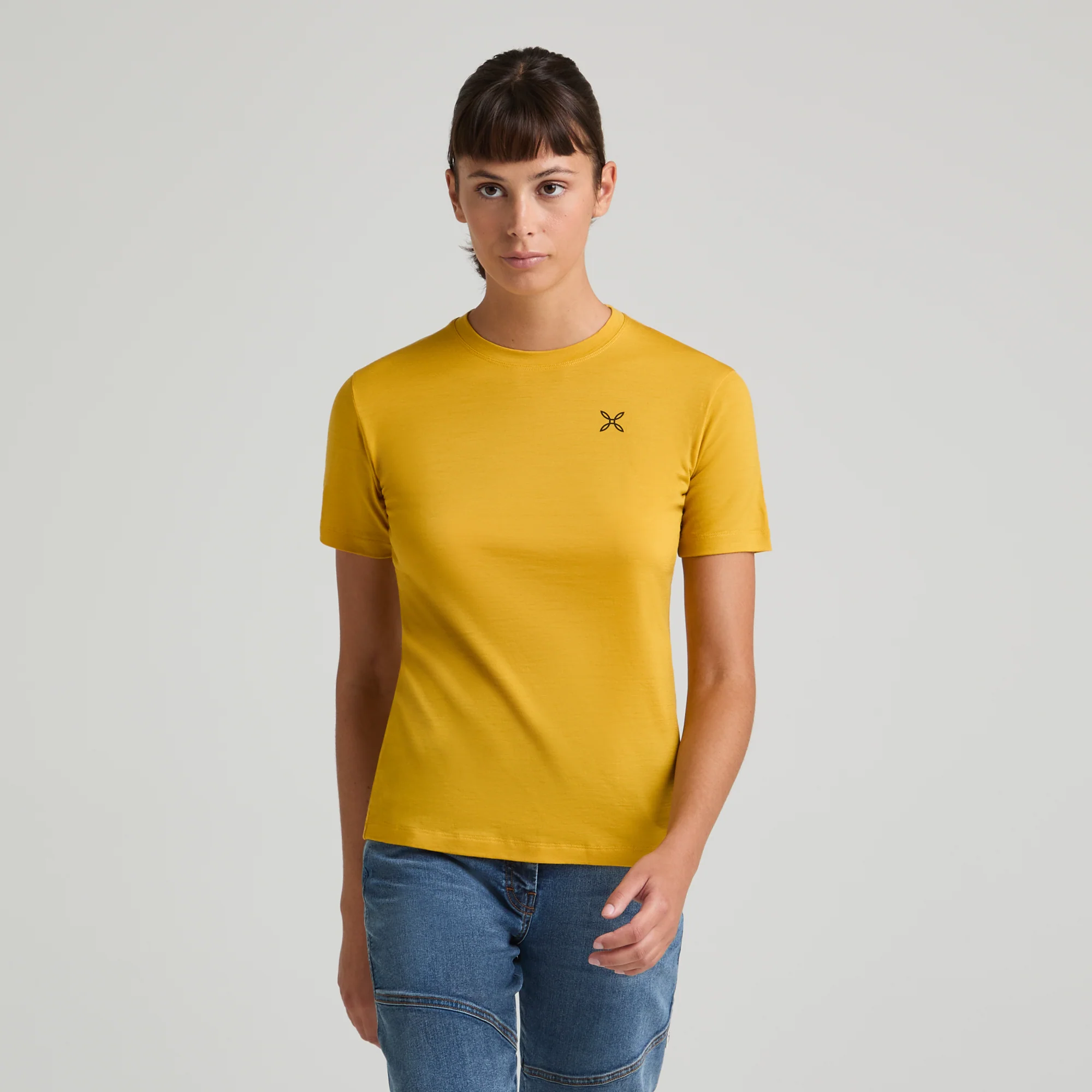 LOGO MERINO T-SHIRT WOMAN